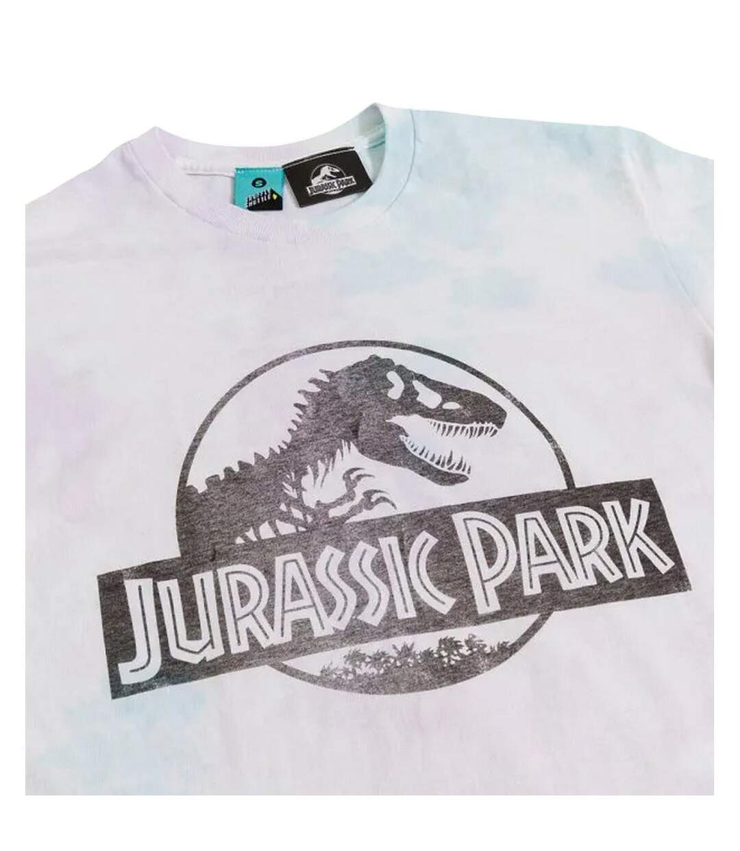 T-shirt Motif/style Logo Adulte Violet Jurassic Park-3