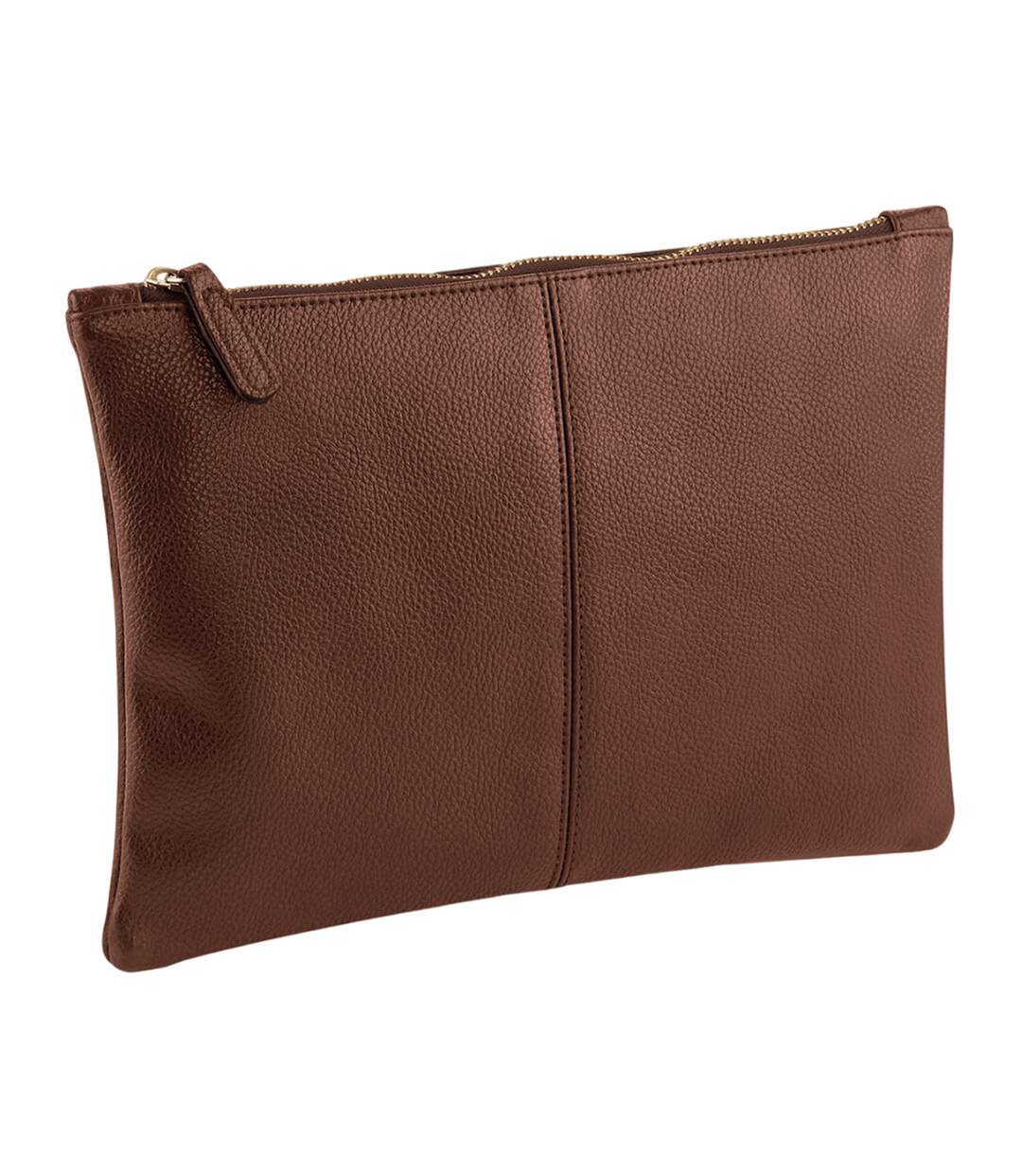 Pochette Nuhide Taille Unique Brun Clair Quadra-1