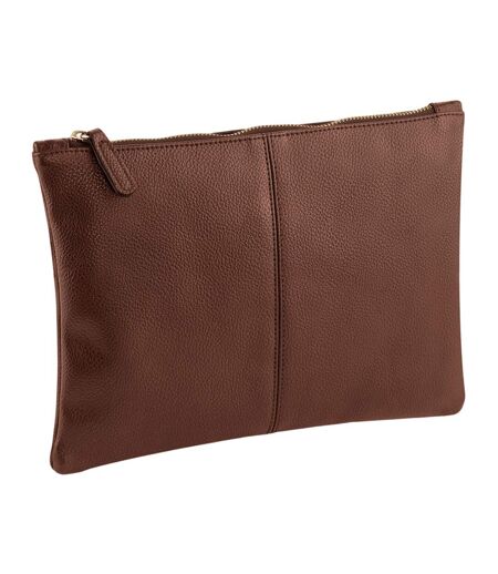 Pochette Nuhide Taille Unique Brun Clair Quadra