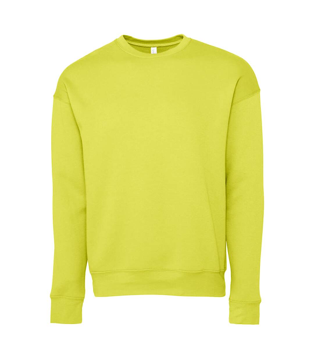 Sweatshirt Unisexe Jaune Vert Bella + Canvas-1