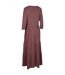 Womens/ladies hague tiered casual dress mulberry Trespass