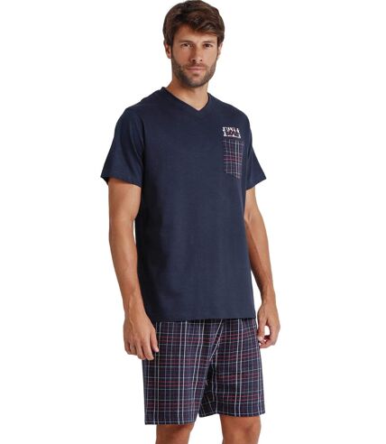 Pyjama short t-shirt col V JAndJ Lois Admas