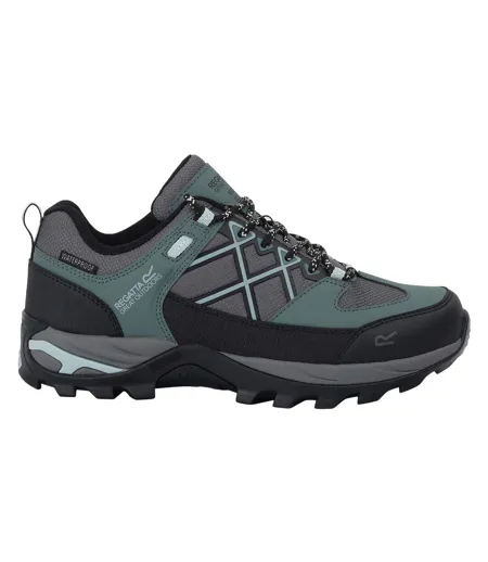 Chaussures De Marche Samaris Femme Vert Sombre Granite Regatta
