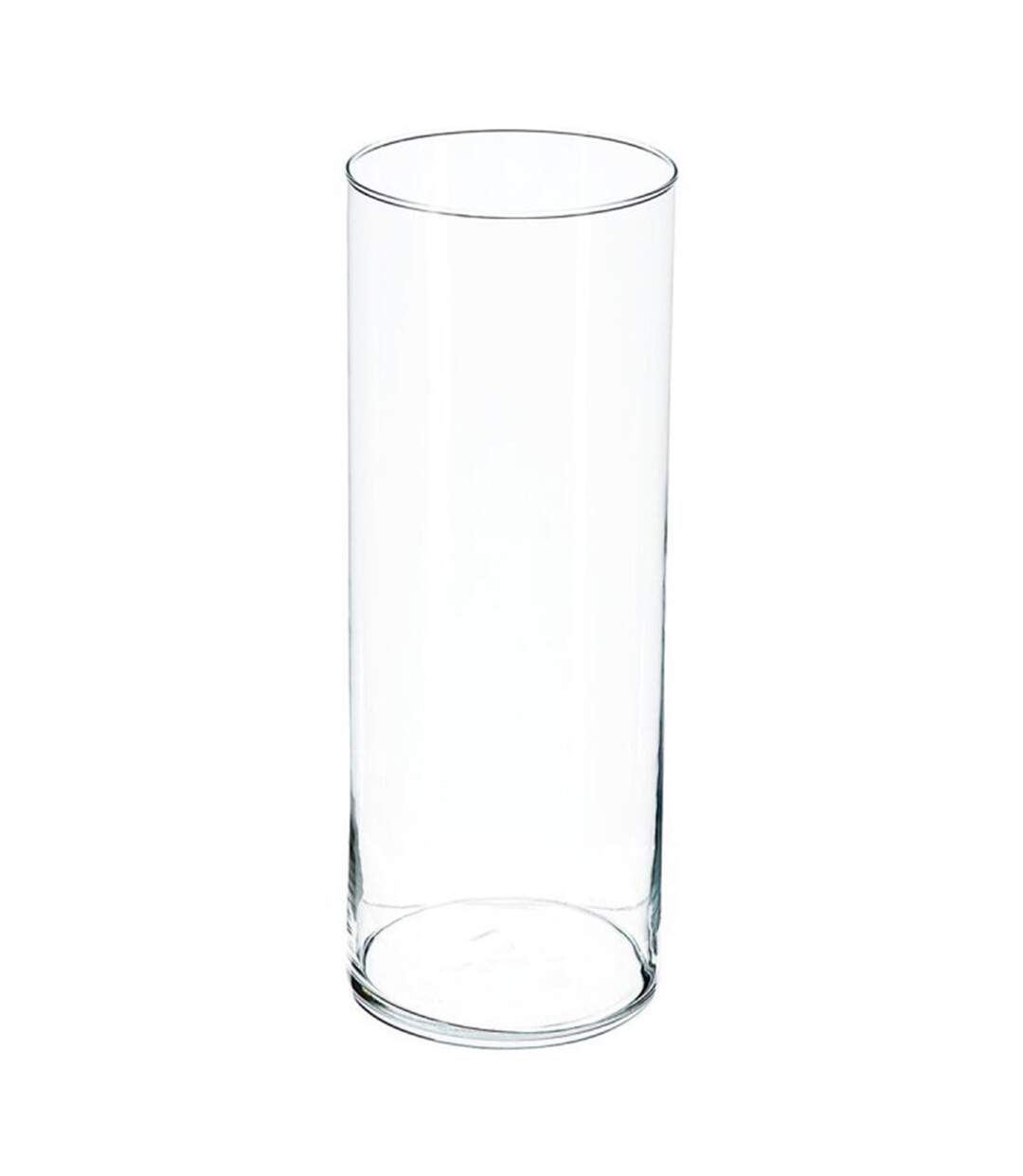 Vase Design Cylindrique 39cm Transparent-1