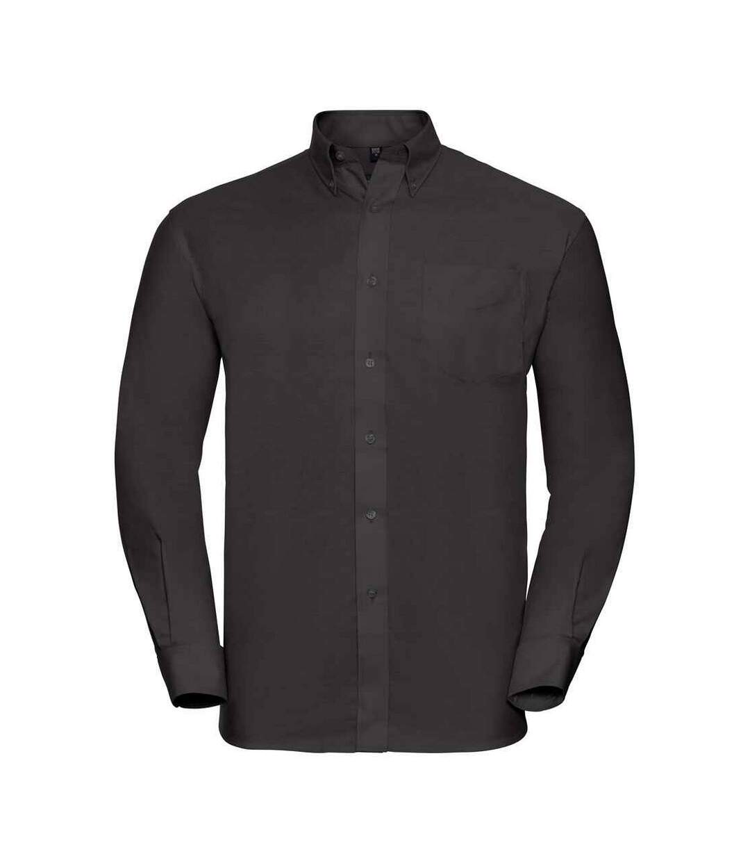 Chemise formelle oxford homme noir Russell Collection Russell Collection