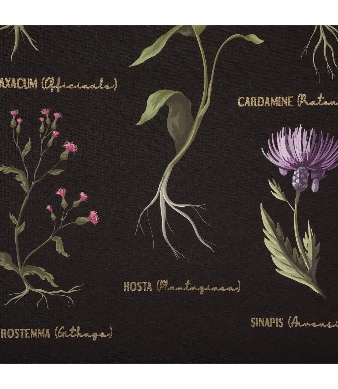 Déco Murale à Suspendre Midnight Garden 50x73cm Noir-3