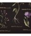 Déco Murale à Suspendre Midnight Garden 50x73cm Noir-3
