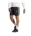 Mens 3 Stripes Shorts Black White Adidas-3