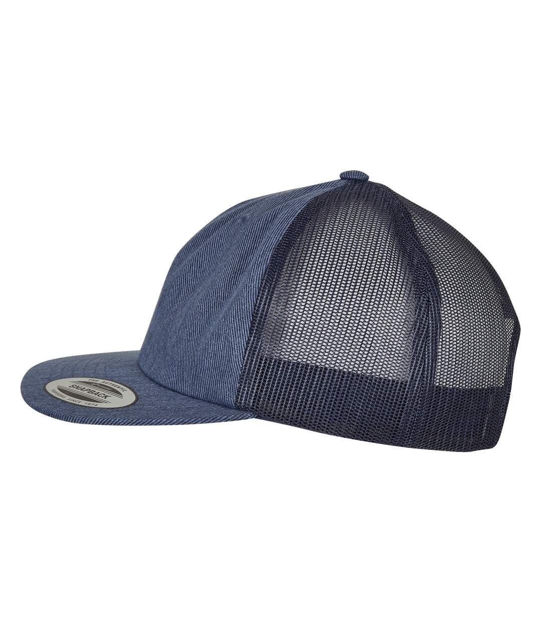 Casquette trucker adulte bleu brut Flexfit-3