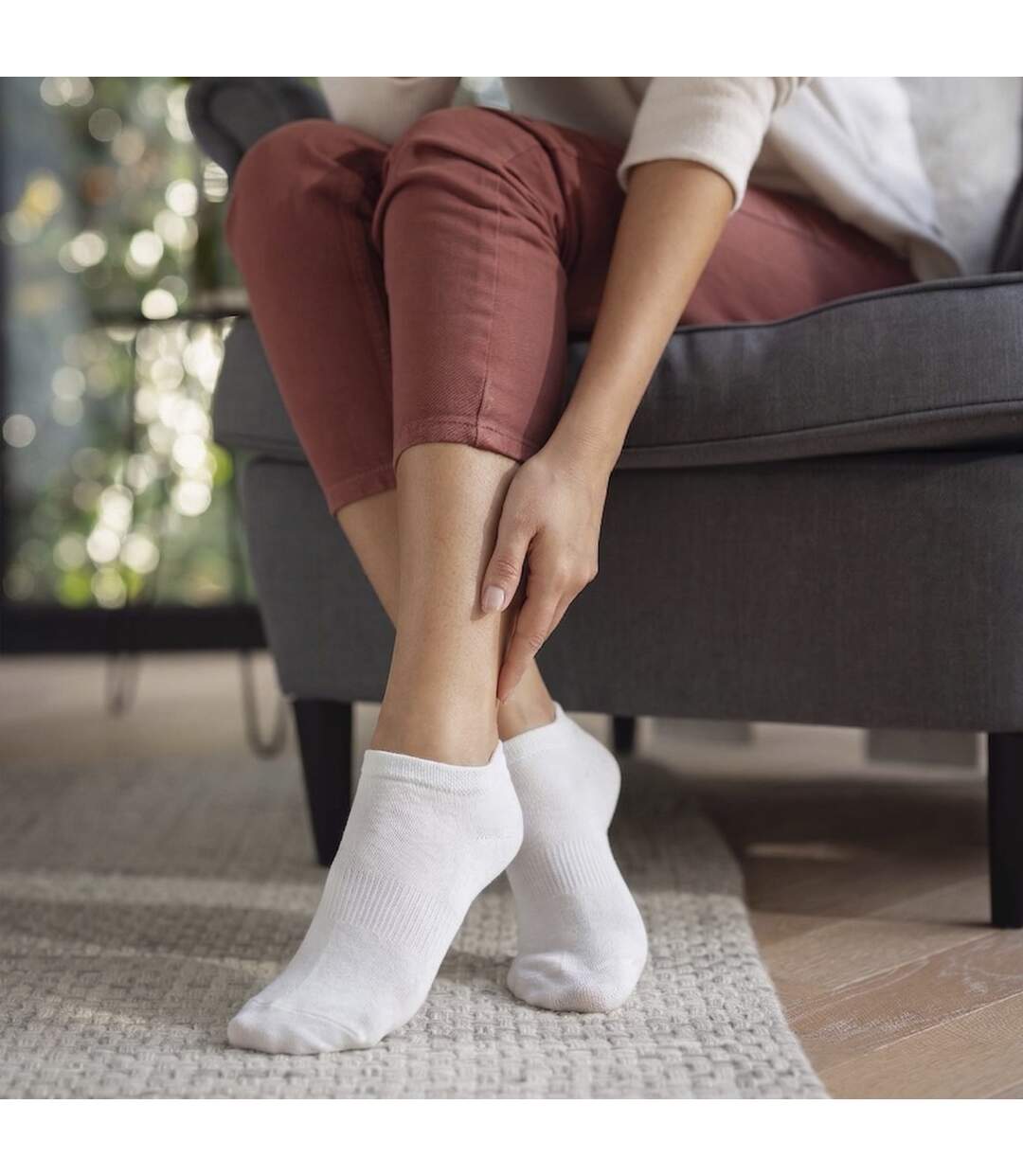 Lot de 6 paires de chaussettes en coton pour femme-4