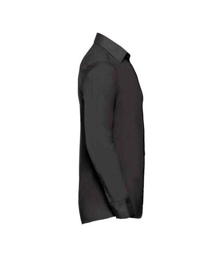 Chemise formelle homme noir Russell Collection