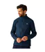 Mens Cera V Wind Resistant Soft Shell Jacket Navy Marl Moonlight Denim Regatta-1