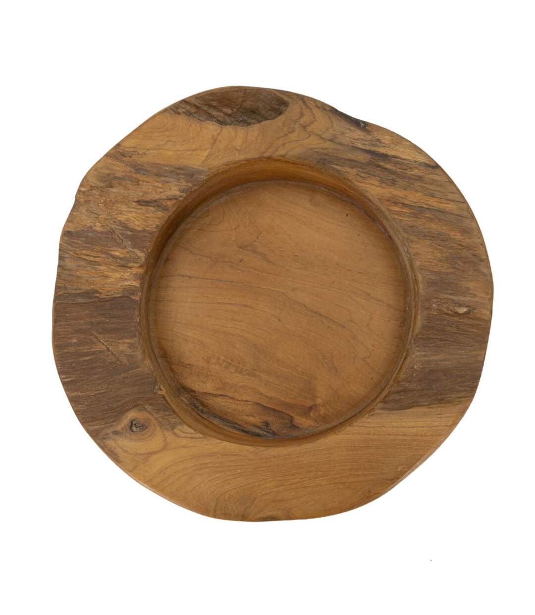 Vide-Poche en Bois Erusi 20cm Naturel-2