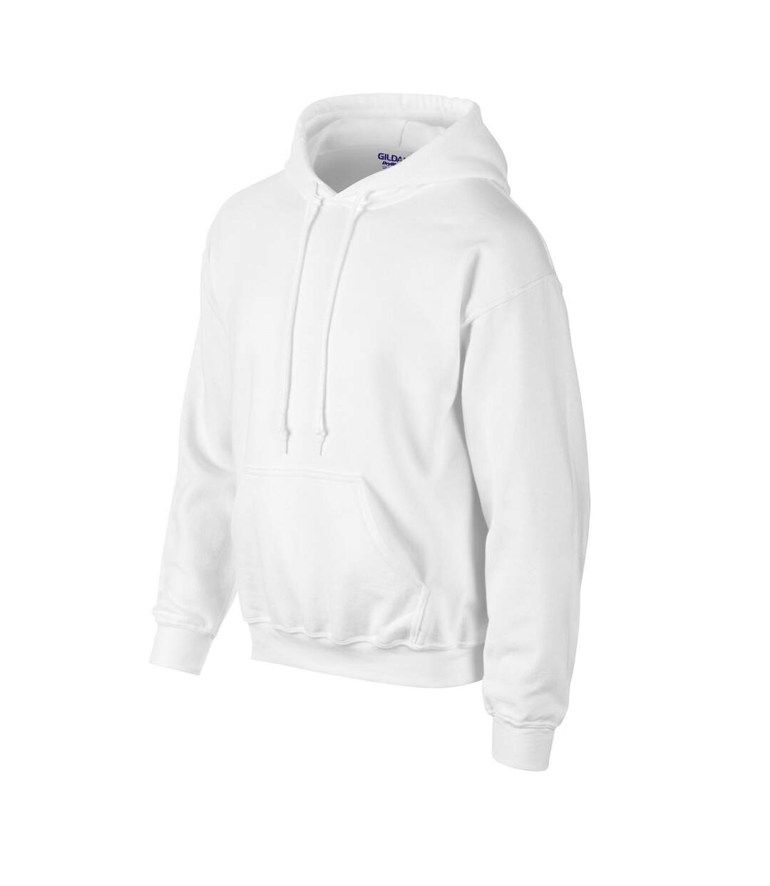 Sweat à capuche homme blanc Gildan-3