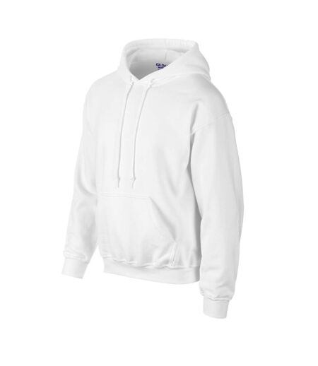 Sweat à capuche homme blanc Gildan