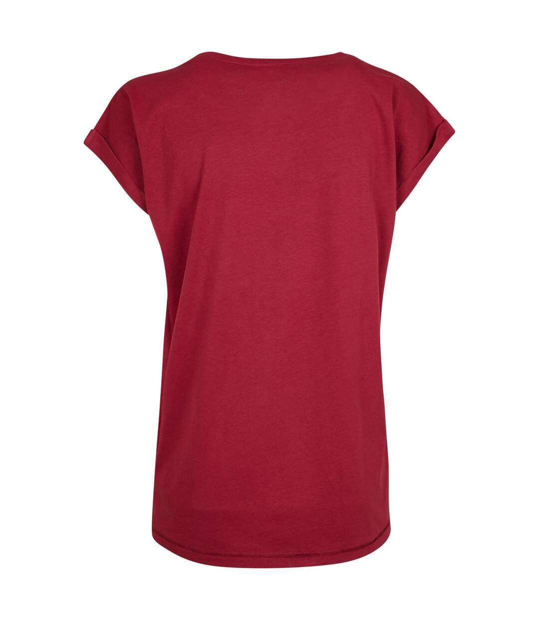 T-shirt Femme Bordeaux Build Your Brand-2