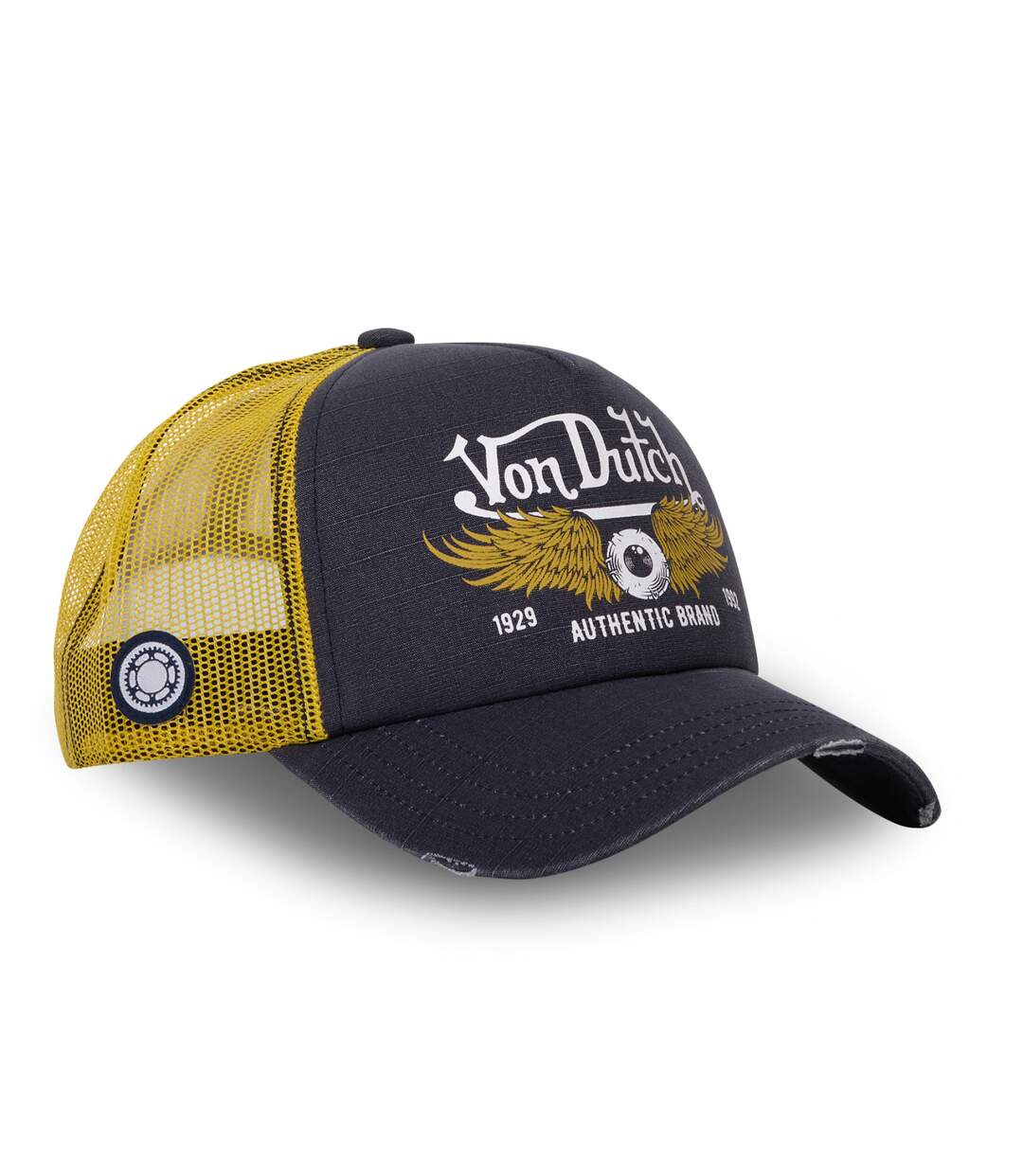 Casquette trucker fermeture snapback Crew Von Dutch Vondutch-3