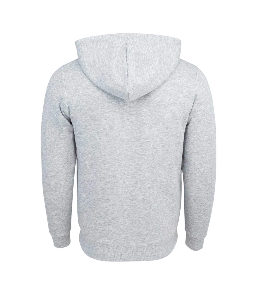 Mens Full Zip Hoodie Grey Marl Slazenger-2