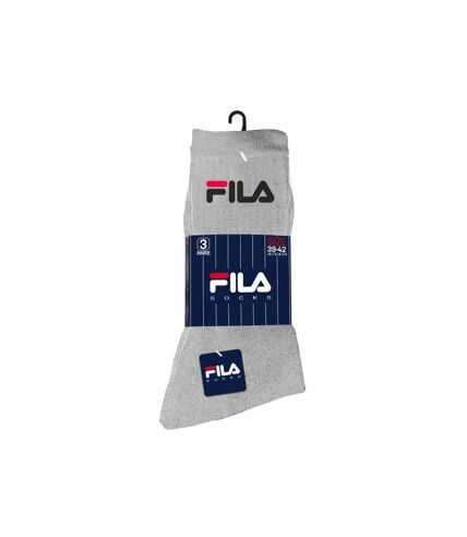 Lot de 3 paires de chaussette tennis Fila Gris