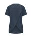 T-shirt Entraînement Femme Bleu Nuit Slazenger-2