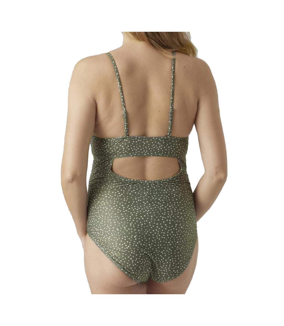 Maillot de bain de grossesse kaki femme mamalicious panilla-2