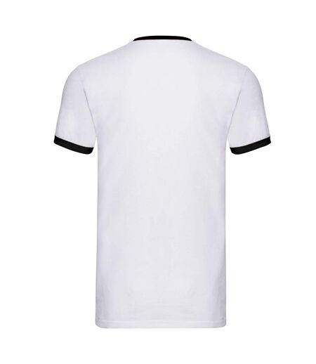 Fruit of the Loom - T-shirt - Adulte (Blanc / Noir) - UTRW10166