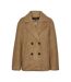Manteau marron femme vero moda elite bella-2