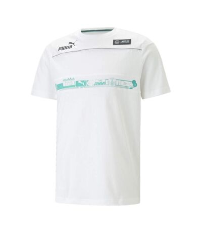 T-shirt Blanc Homme Puma Mapf1 538450 - M