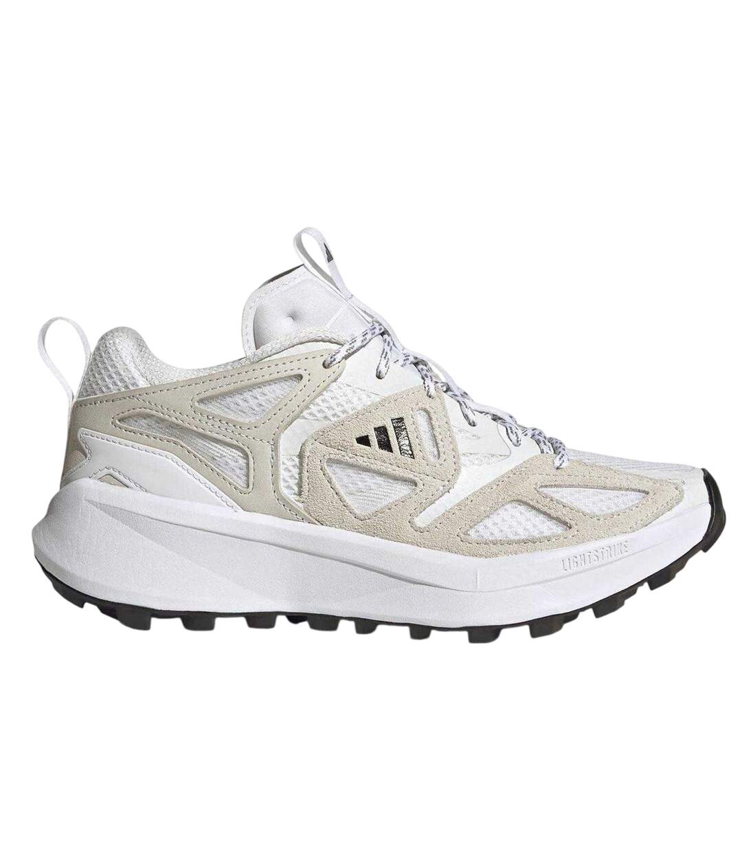 Unisex Adult Kantai Trail Leather Trainers White Adidas-1