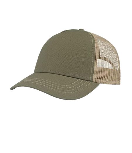 Casquette Trucker Rapper Olive Kaki Atlantis Headwear