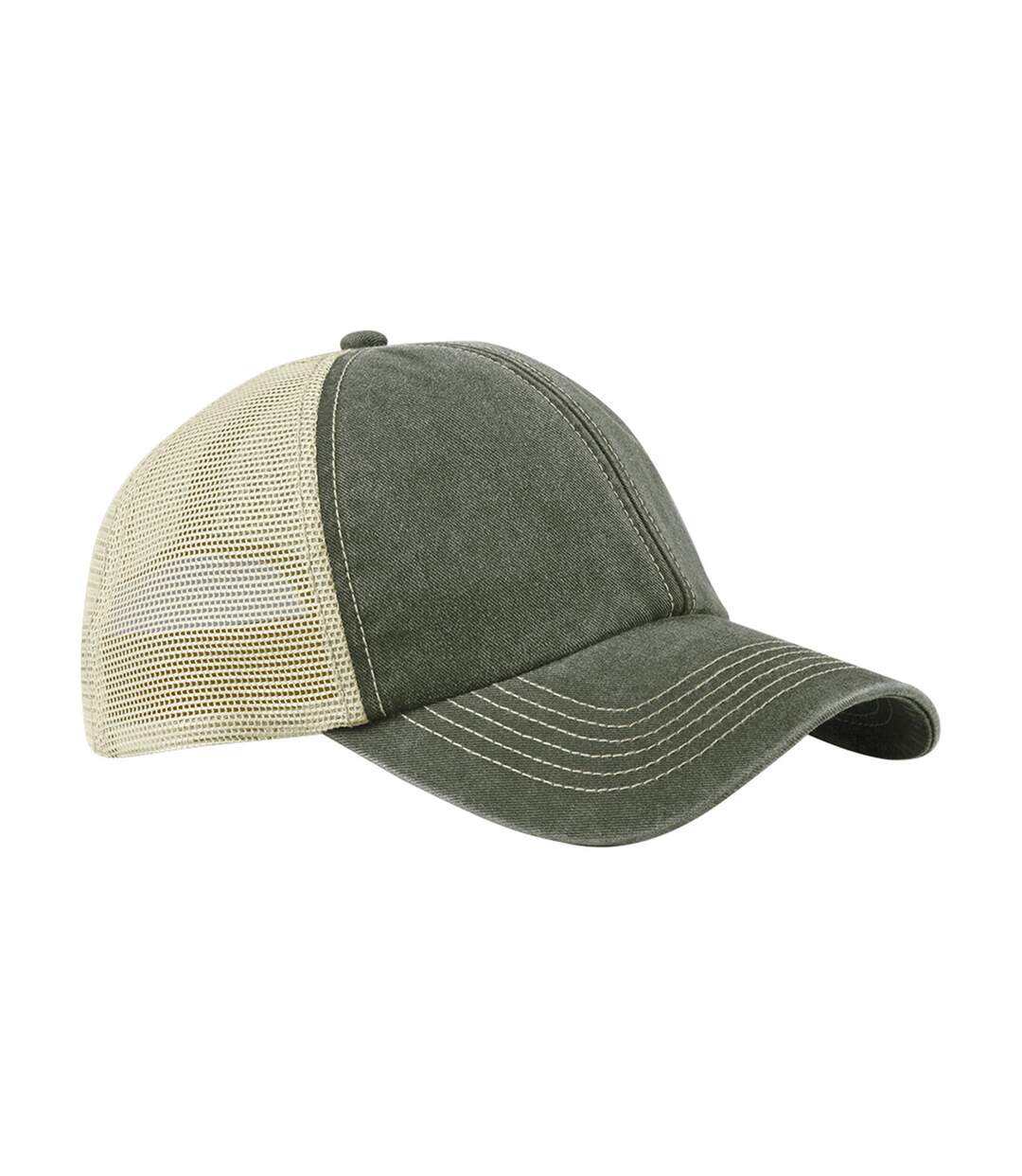 Casquette Trucker Olive Beige Gris Beechfield-1