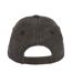 Unisex Adult Faded Washed Baseball Cap Black Native Spirit-2