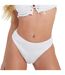 Bas De Maillot De Bain Motif/style Ruché Femme Blanc Brave Soul-2