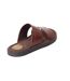 Mens maven leather sandals burnt brown Base London-2