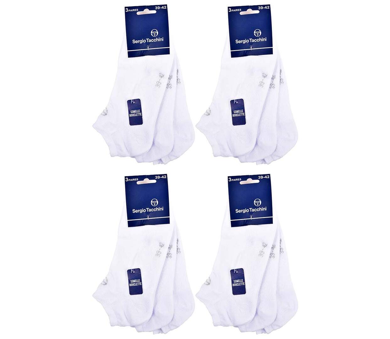 Chaussettes SERGIO TACCHINI SNEAKER 12 Pcs 6062 BOUCLETTE-4