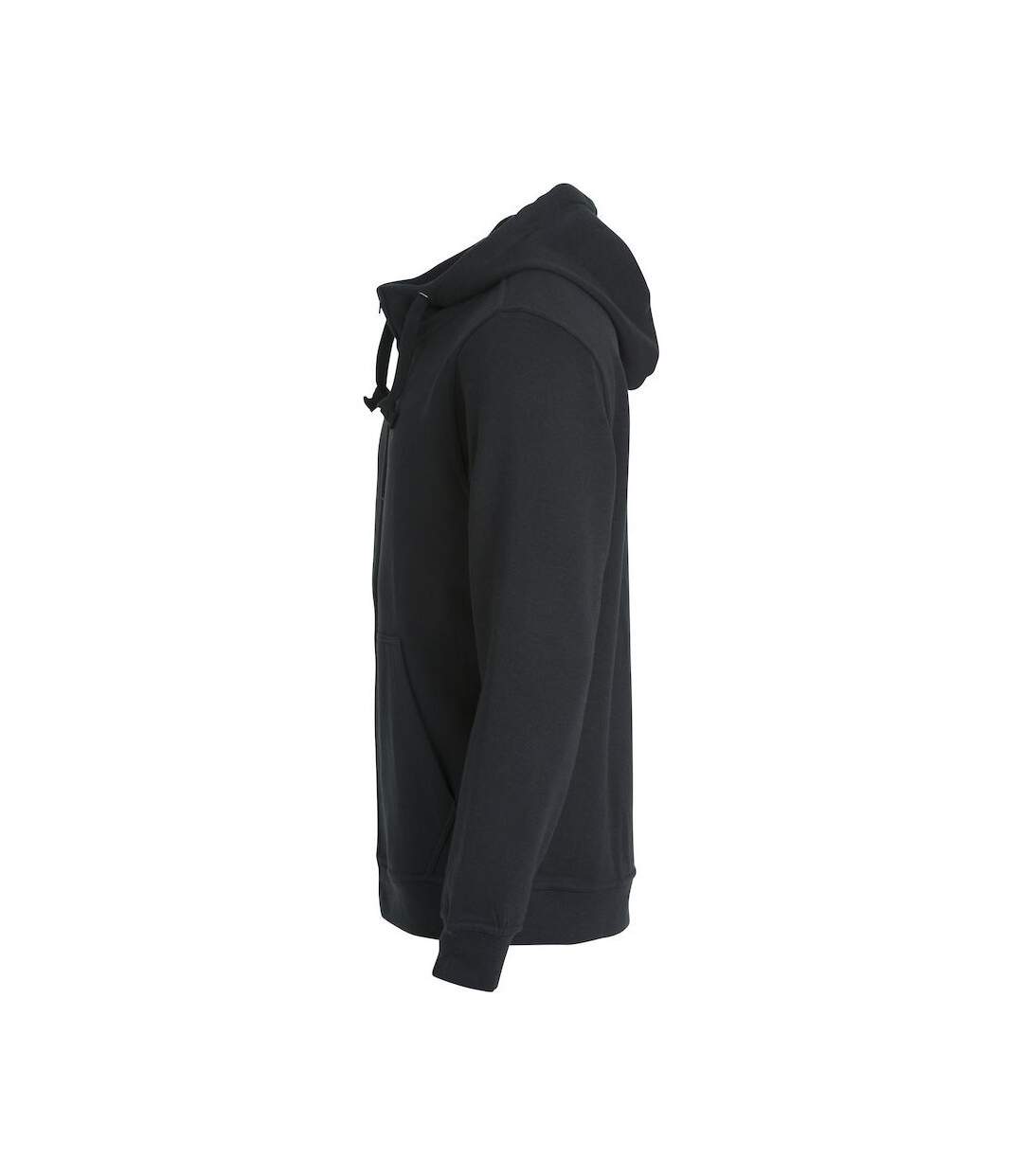 Veste à capuche basic homme noir Clique Clique