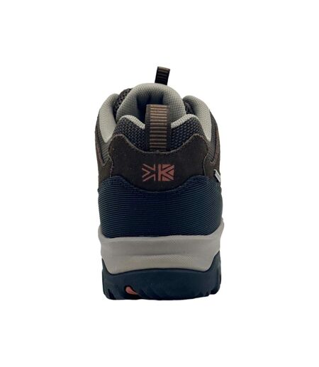 Mens Mount Suede Low Waterproof Walking Shoes Brown Karrimor