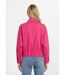 Blouson zippé en toile, taille resserrée-2