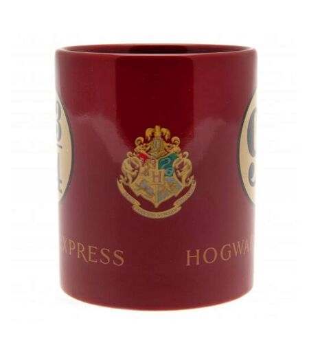 Harry Potter Mug 9 and 3 Quarters (Red) (One Size) - UTTA5109