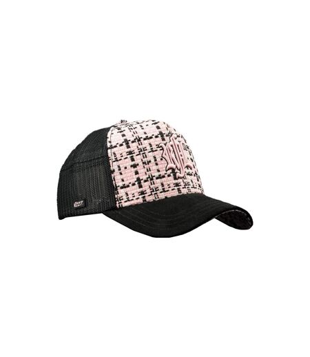 Casquette trucker avec filet visière suédine Kiss Me Rock'n Free Life