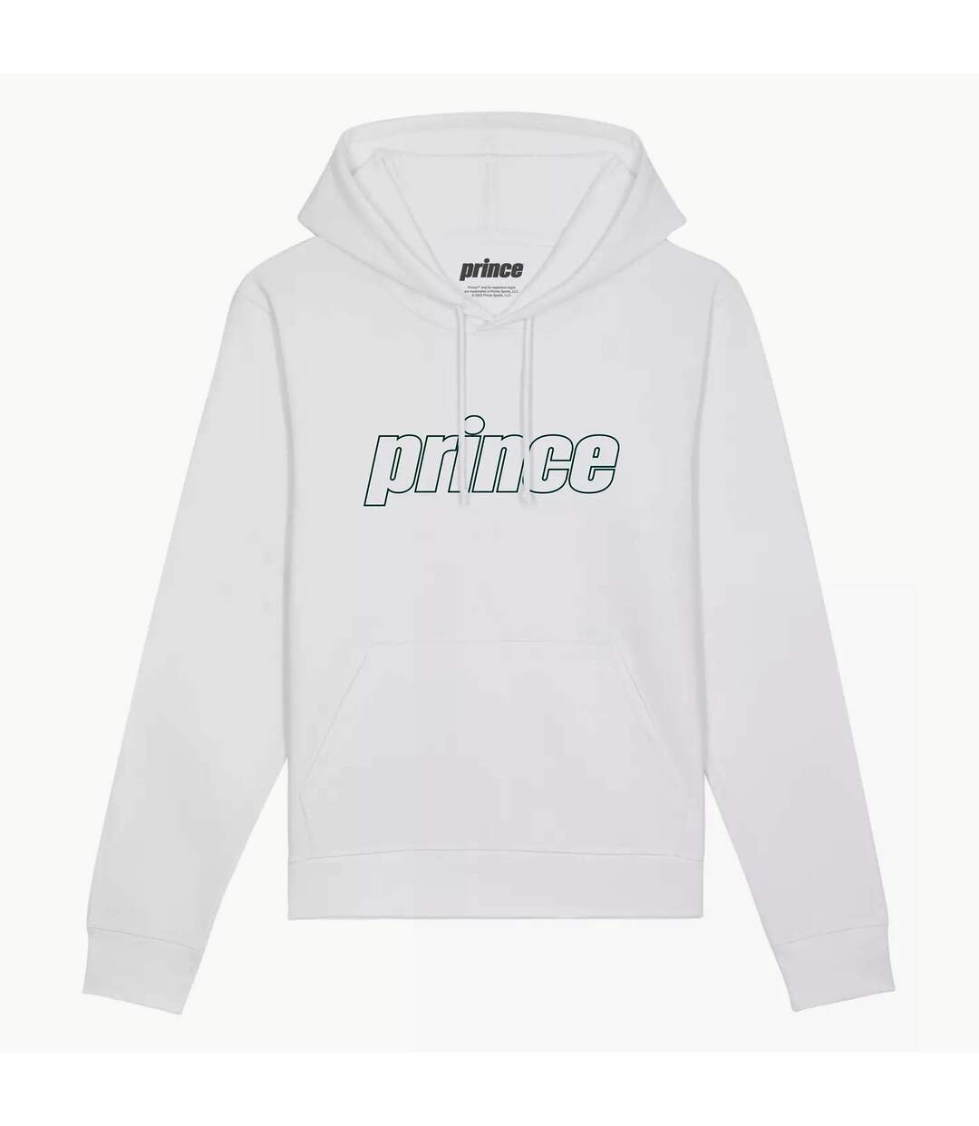 Sweat à capuche clay adulte blanc Prince