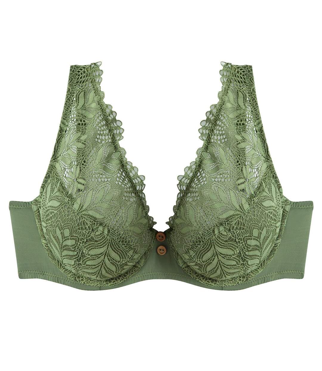 Soutien-gorge foulard vert Olive-1