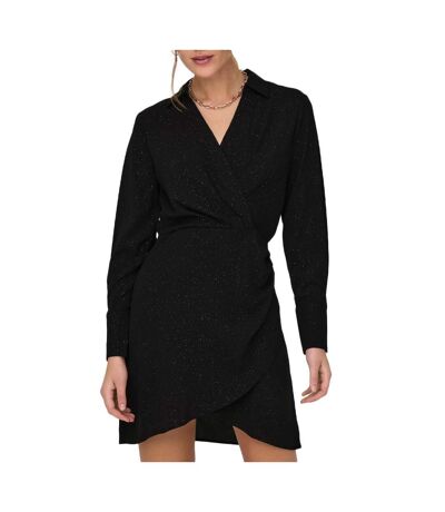 Robe Noir Femme JDY Foil Wrap - XL