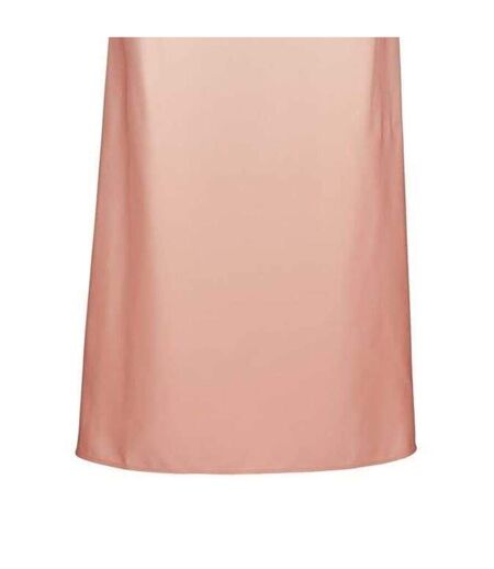 Womens/ladies Kasanka Ombre Satin Slim Slip Dress Pink Ombre Hugo