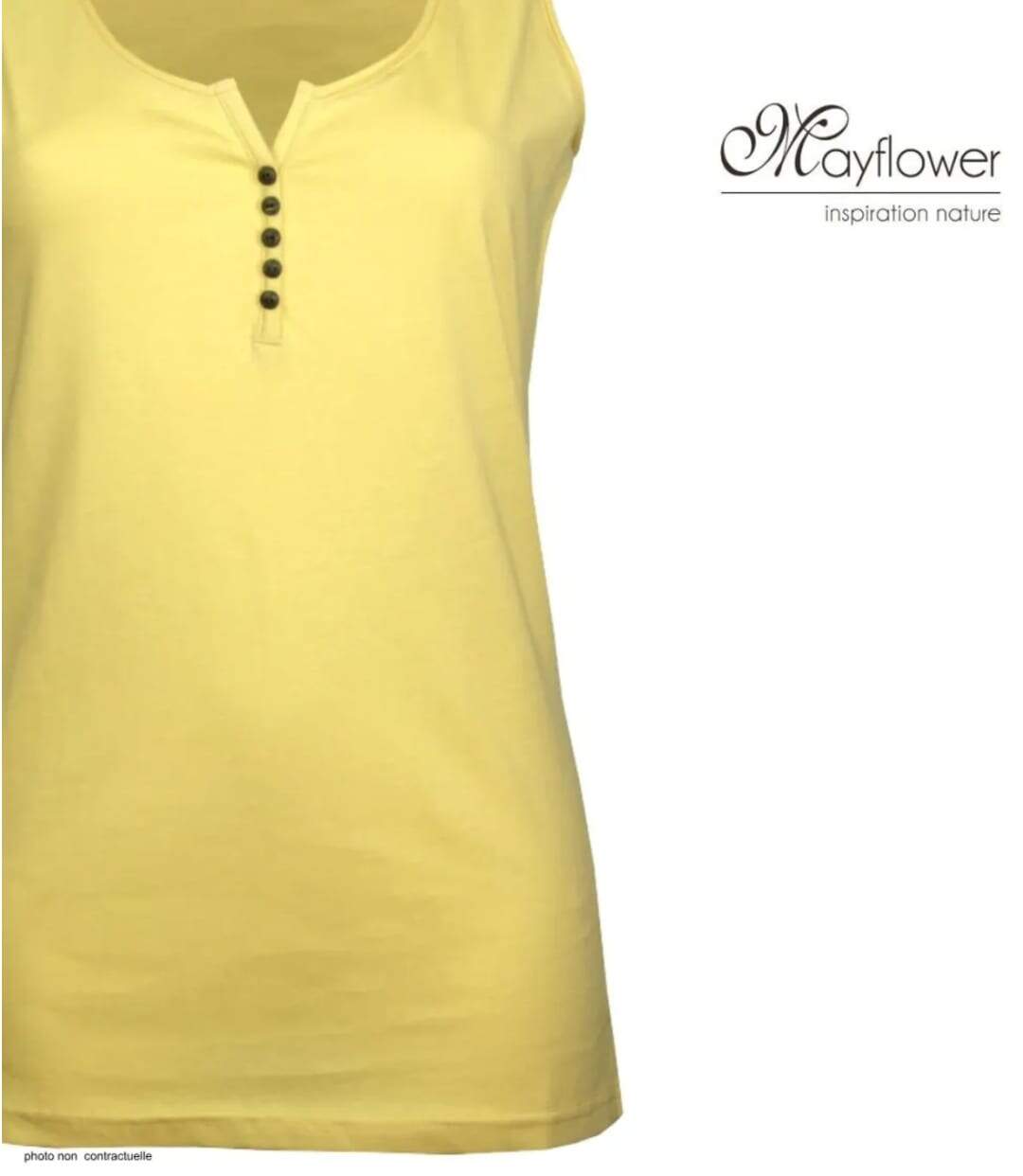 MAYFLOWER DACCA2 - Débardeur pour femme en coton bio : la fraîcheur d'un style écoresponsable-4