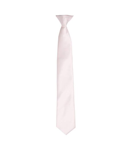 Premier Colours Mens Satin Clip Tie (One size) (Red) - UTRW4407