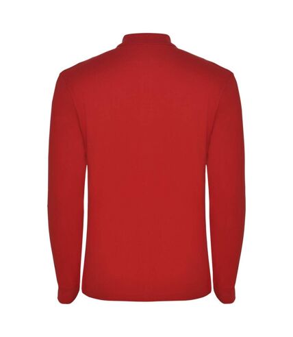 Roly Mens Estrella Long-Sleeved Polo Shirt (Red) - UTPF4296