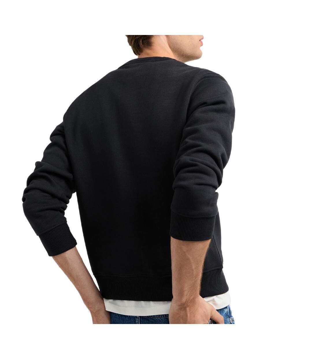 Sweat noir homme pepe jeans jefferson-2