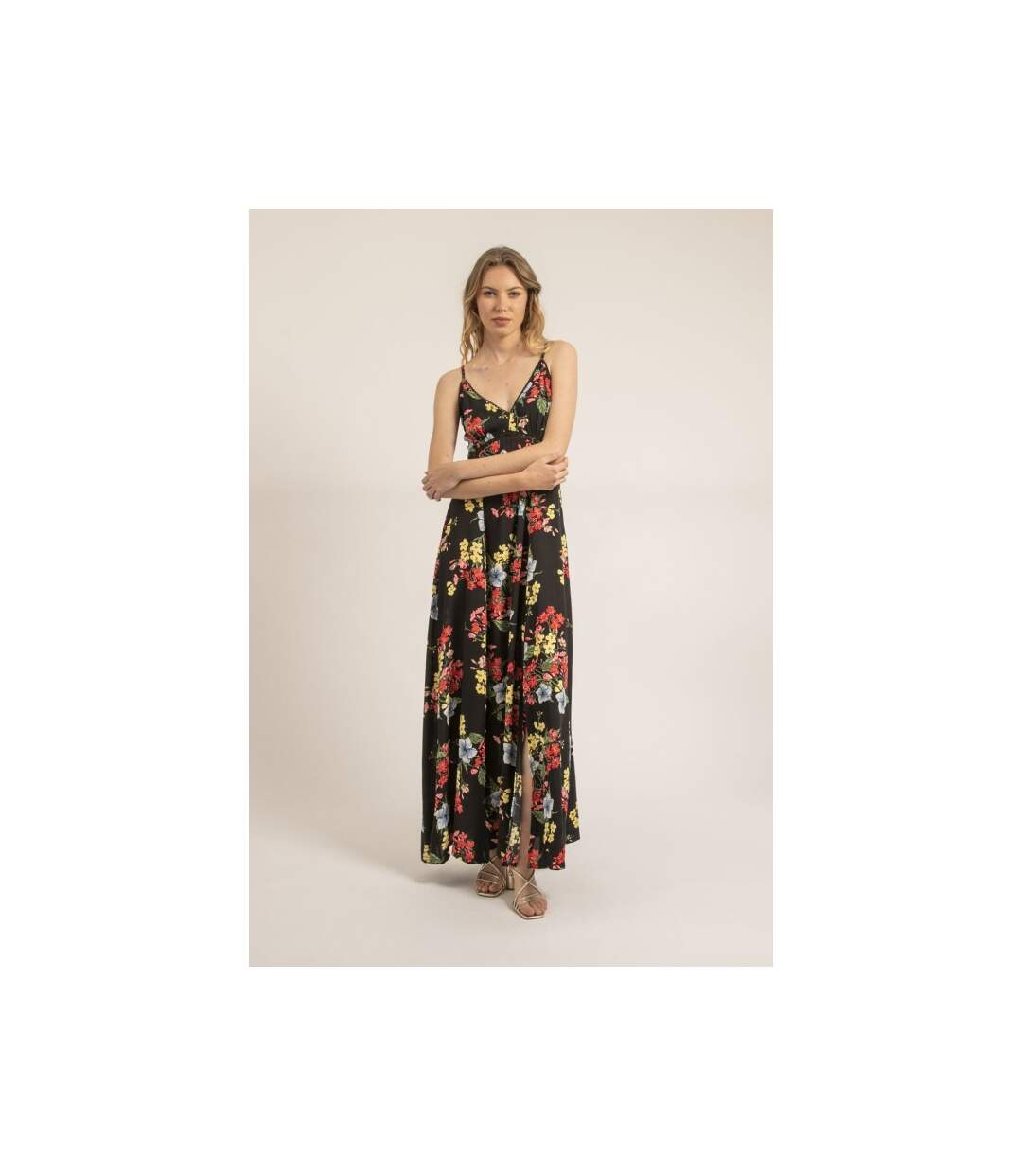 Robe longue motifs ITALIKA - Dona X Lisa-4