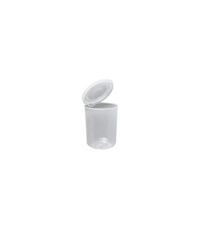 Round food container with hinged lid 400ml transparent Beaufort